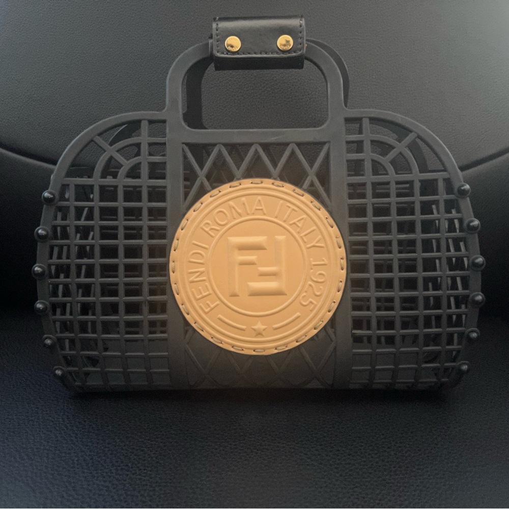 Authentic Fendi small basket bag